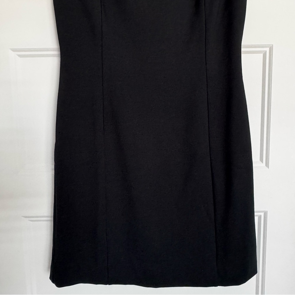 NWOT Banana Republic Classic Black Mini High-Neck/Mock-Neck Dress - S - Picture 14 of 15